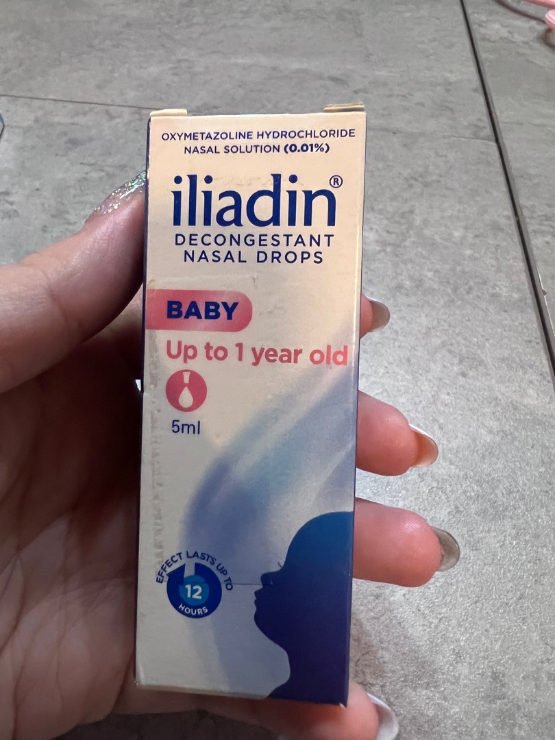 iliadin baby nasal drops up to 1 year old, Health & Nutrition, Health
