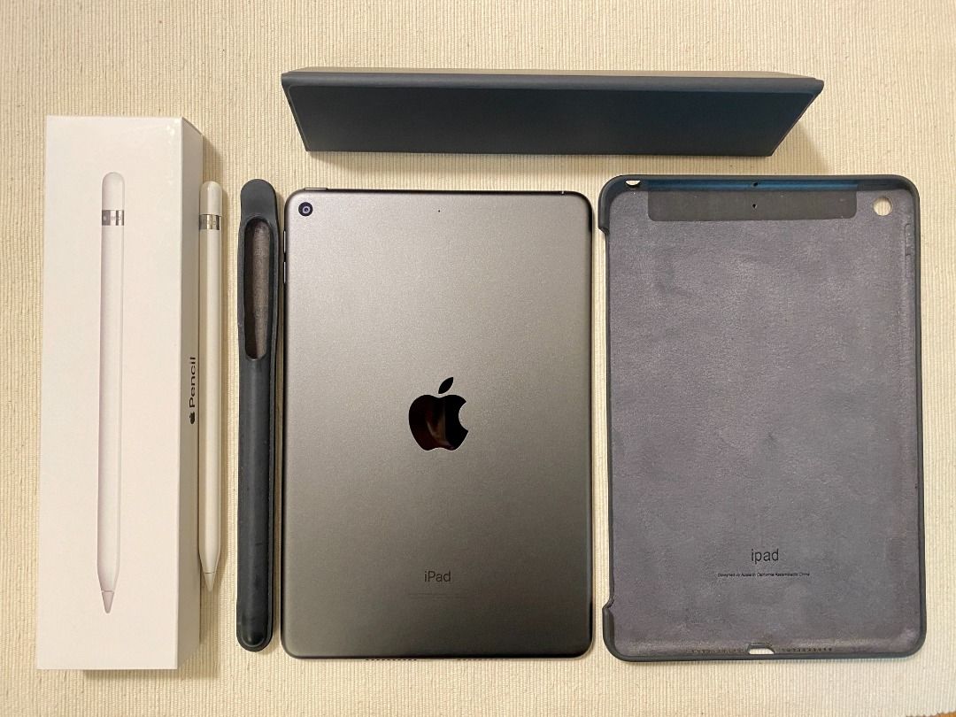 iPad Mini 5 64gb Wifi + Apple Pencil 1 (95以上新), 手提電話, 平板