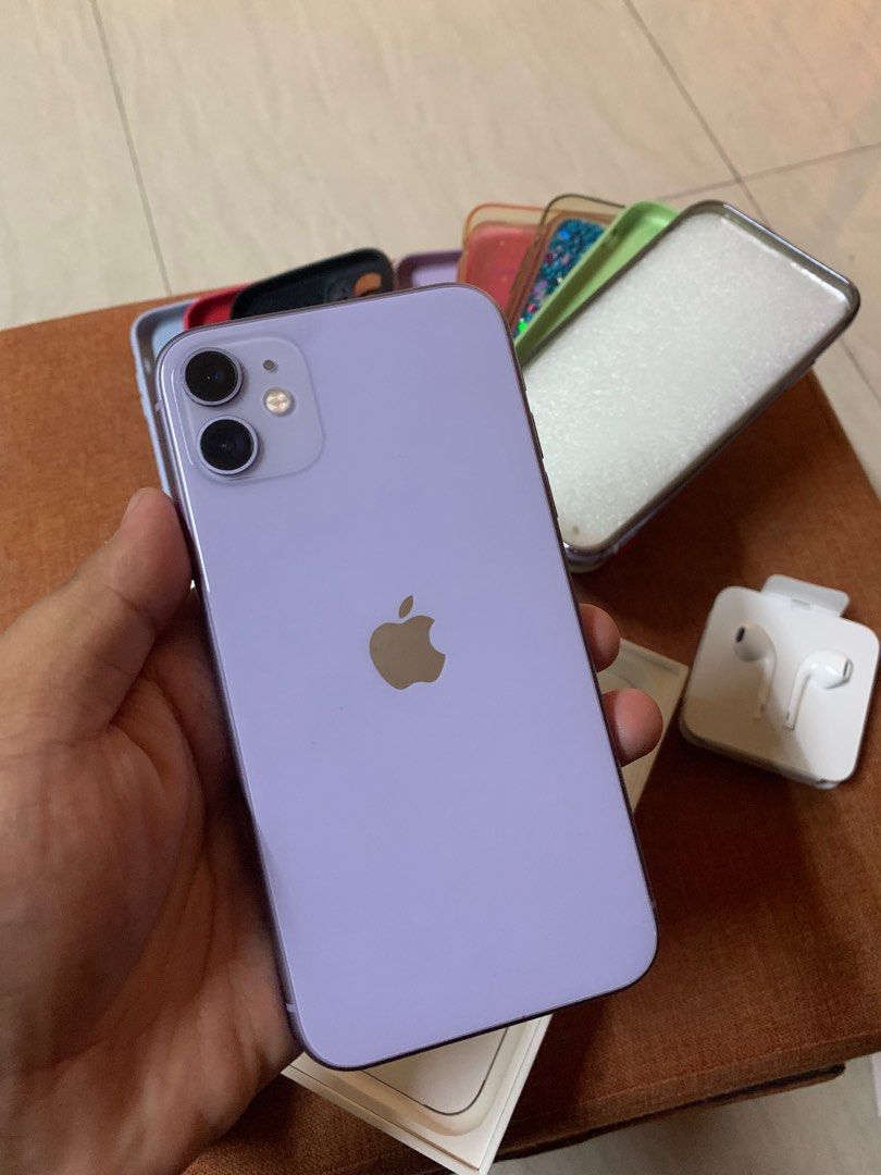 iPhone 11 256GB Purple Like New 100% Battery - Mobile City