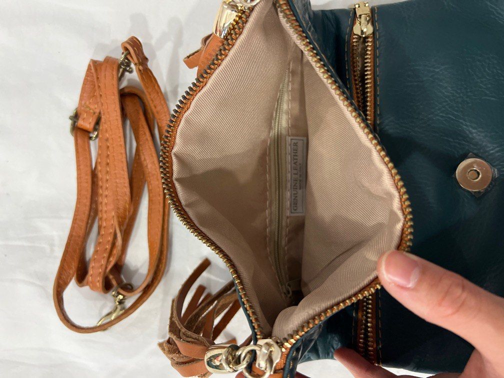 Genuine leather online cross body bags