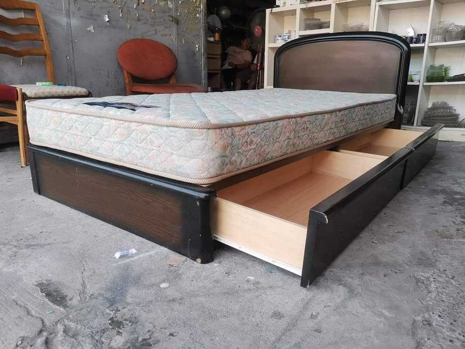 Japan Solid wood single size bedset with drawers Furniture Home