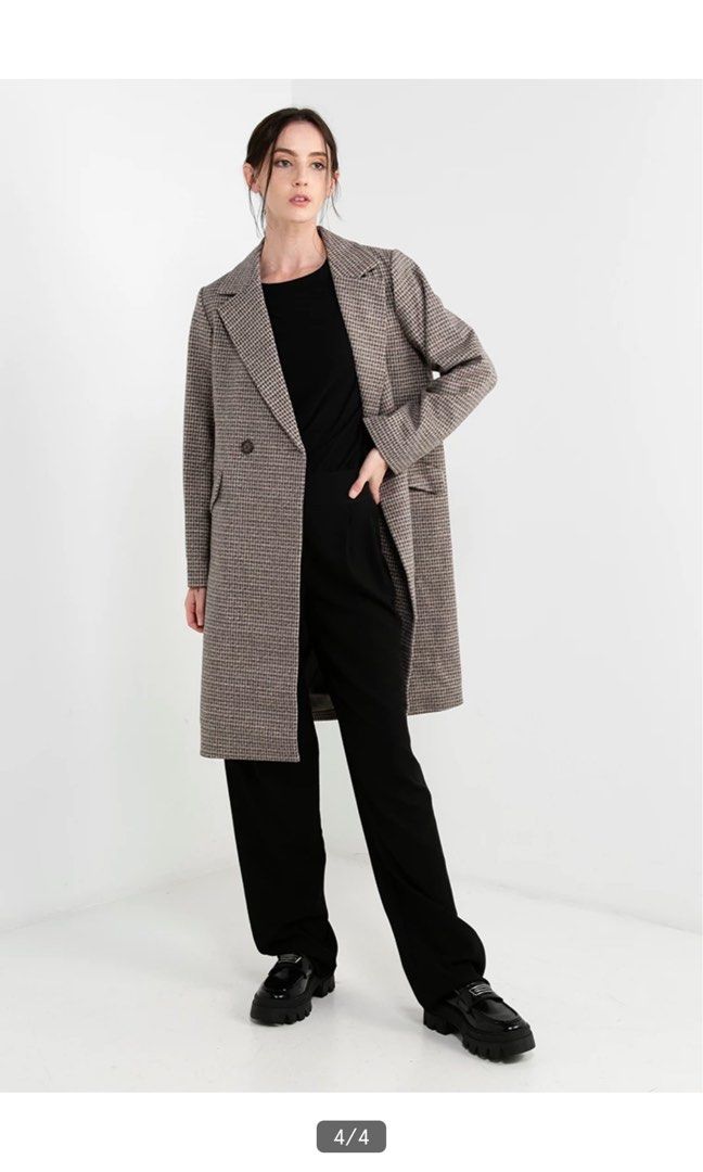 Japanese Coat Brand New Zalora Fesyen Wanita Pakaian Wanita