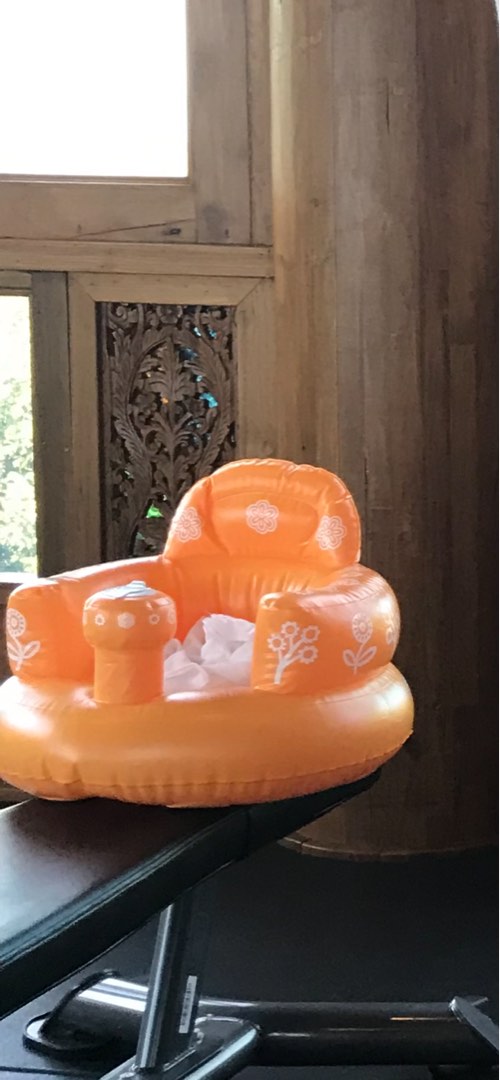 Japanese inflatable chair bath for infant, Babies & Kids, Bathing