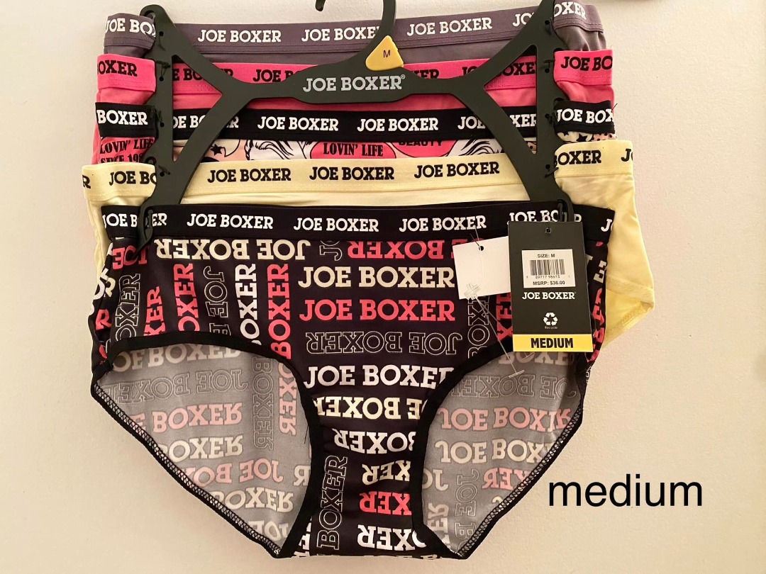 joe boxer panty underwear original 5pcs branded original sale medium,  Women's Fashion, Undergarments & Loungewear on Carousell