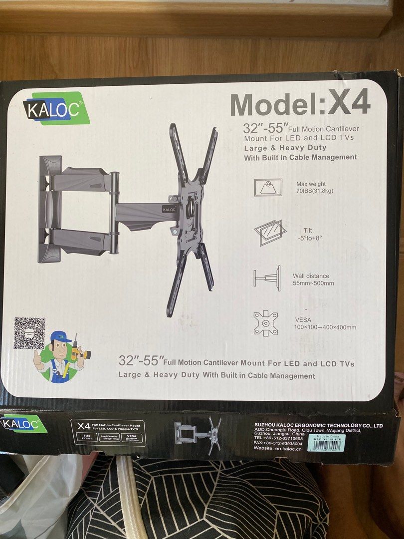 Kaloc Model X4 Tv Wall Mount Swivel, TV & Home Appliances, TV ...