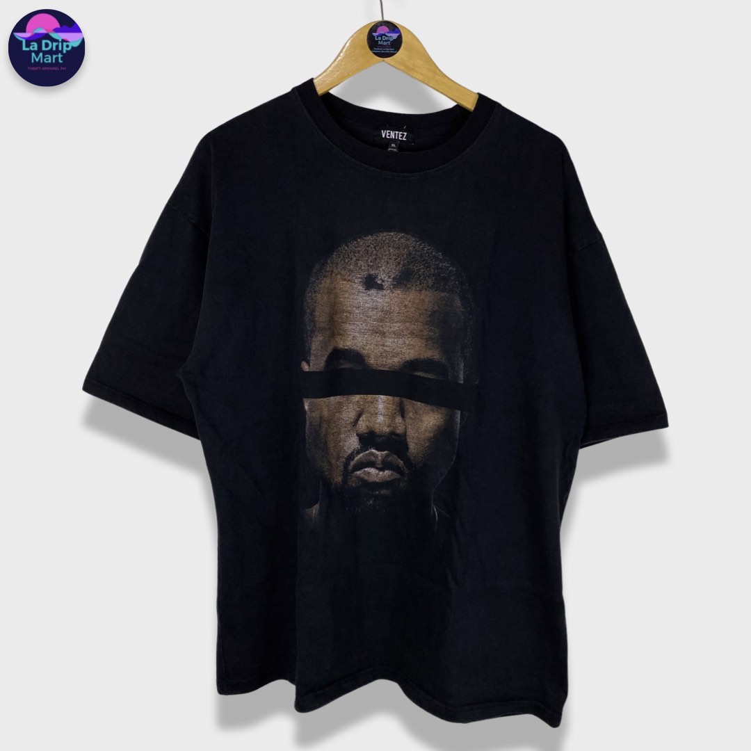 KANYE WEST GRAPHIC TEE BY VENTEZ on Carousell