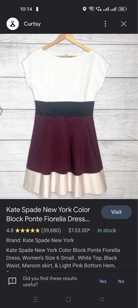 Kate spade discount colorblock fiorella dress
