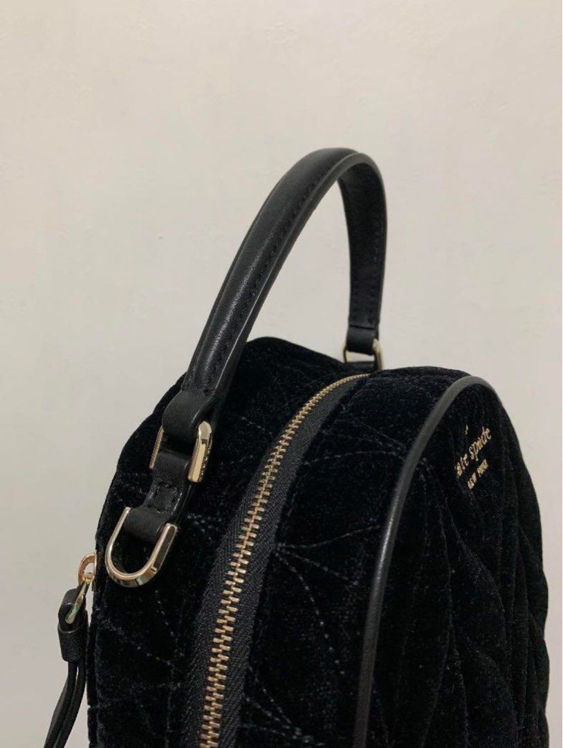 Velvet kate spade backpack