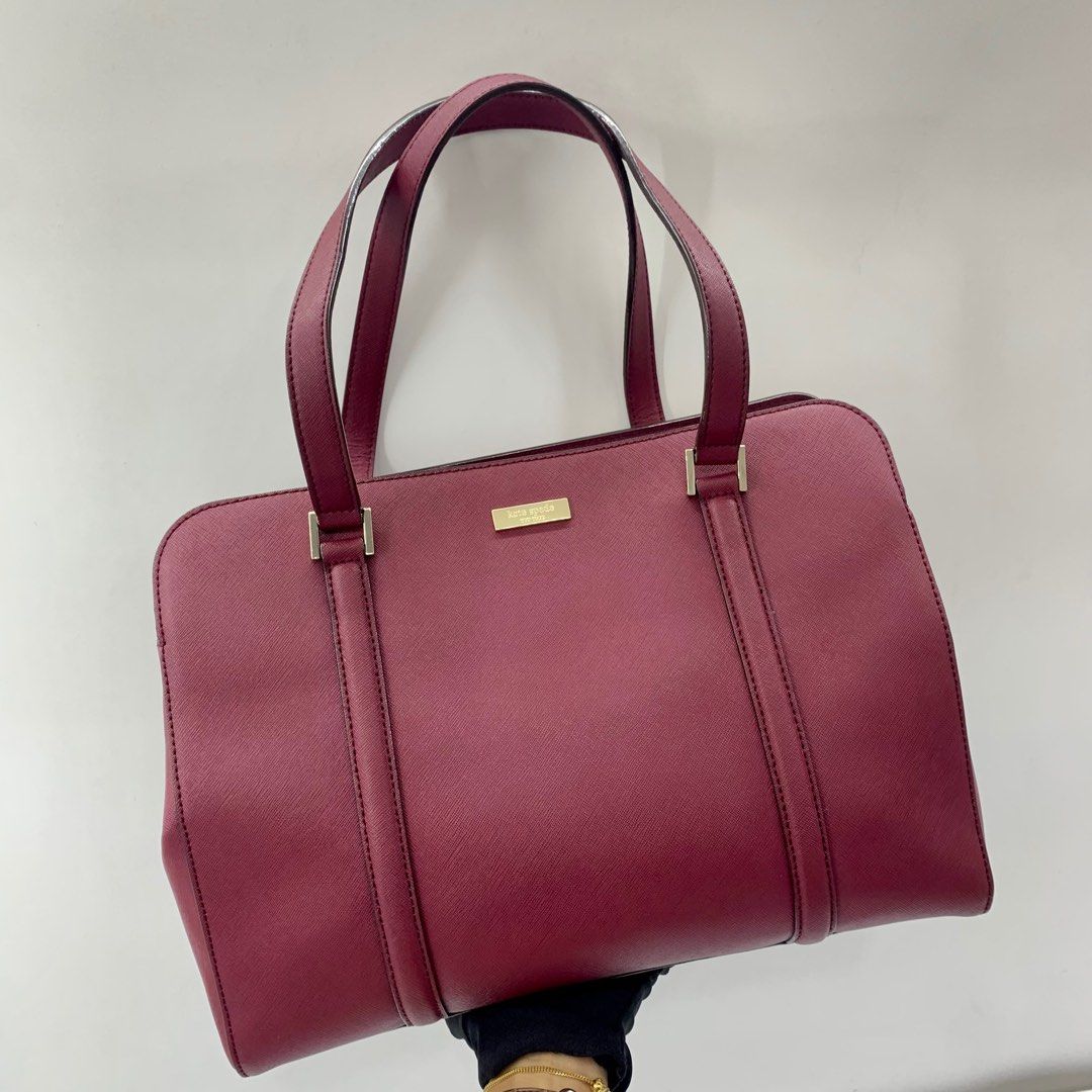 Kate spade wine colored purse hot sale