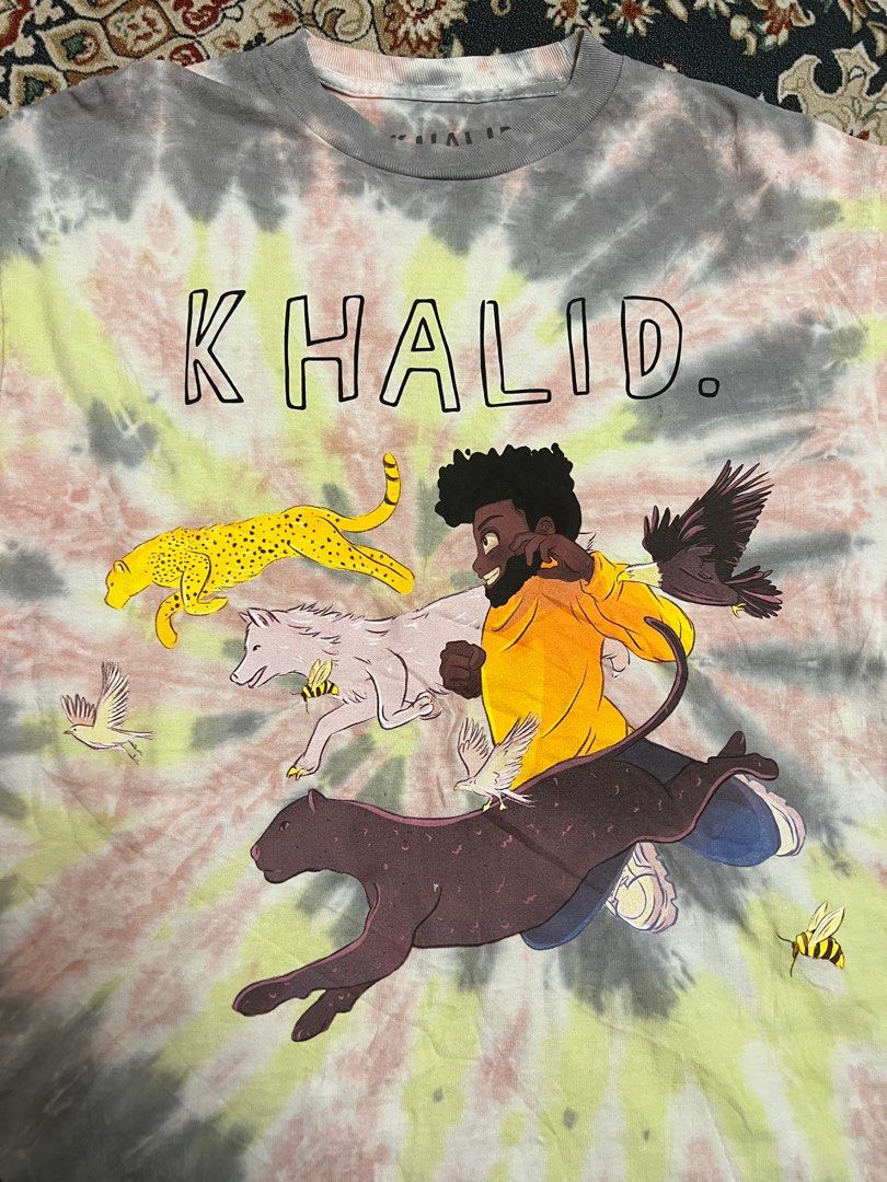 khalid tie dye shirt