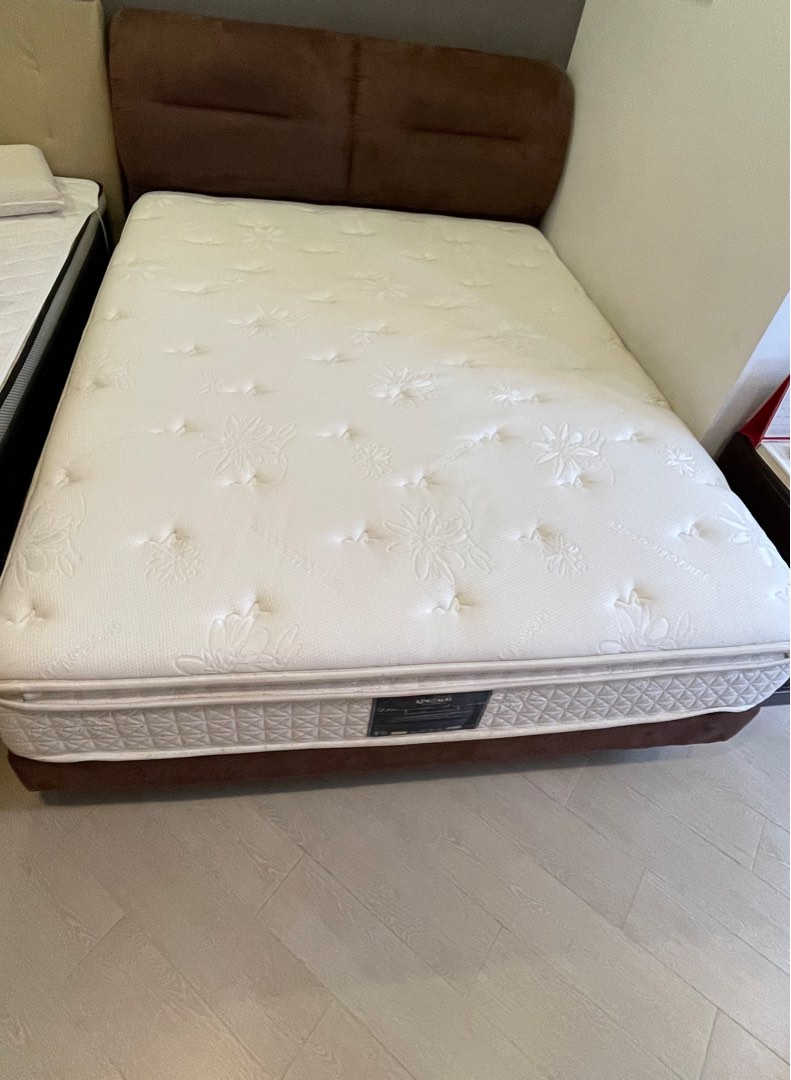 King Koil Queen Size Mattress with divan bed, Furniture & Home Living