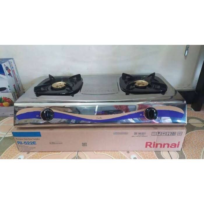 Kompor Gas 2 Tungku Rinnai RI-522E, Kitchen u0026 Appliances di Carousell