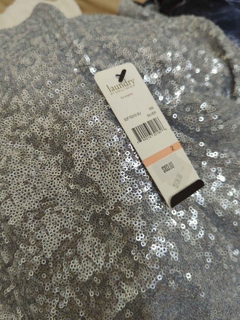 Laundry by shelli 2024 segal silver dress