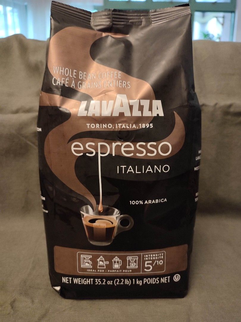 Lavazza Coffee Bean. 100 Arabica, Food & Drinks, Beverages on Carousell