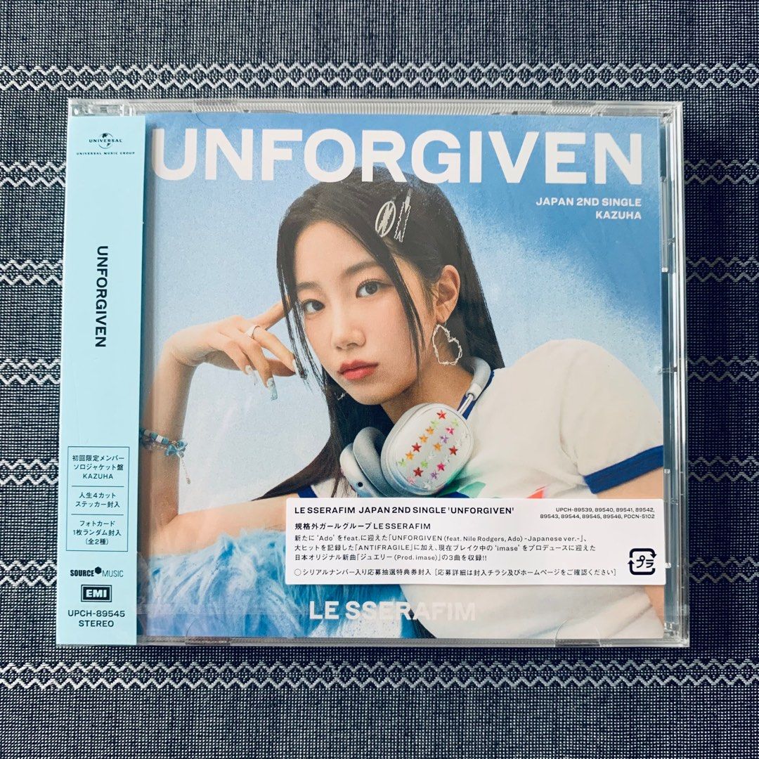 LE SSERAFIM UNFORGIVEN 日本 通常盤 CD - K-POP・アジア