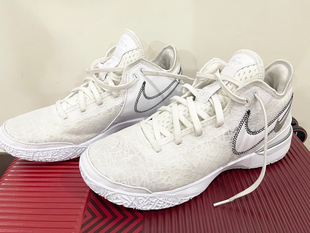 Lebron triple white best sale