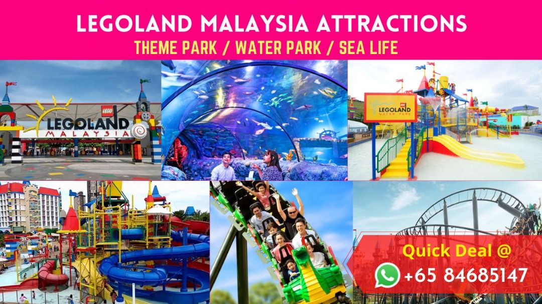 LEGO fun Legoland Malaysia Theme park | Water park | SEA LIFE | Combo ...