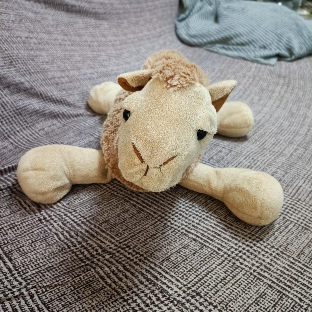 Animal adventure chubblies lamb plush in ivory sales