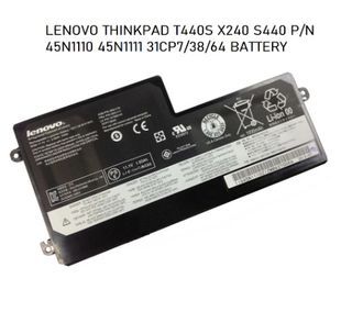 LENOVO THINKPAD T440S X240 S440 P/N 45N1110 45N1111 31CP7/38/64 BATTERY