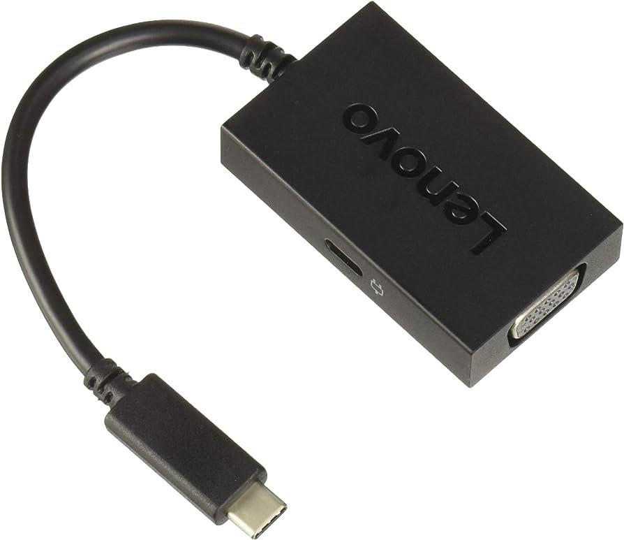 Lenovo USBC to VGA Adapter, Computers & Tech, Parts & Accessories