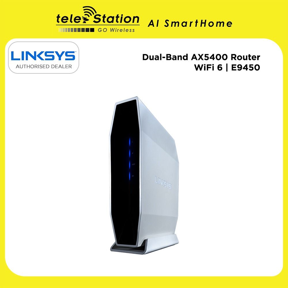 Linksys AX5400 Dual-Band WiFi 6 EasyMesh Compatible Router E9452-AH ...