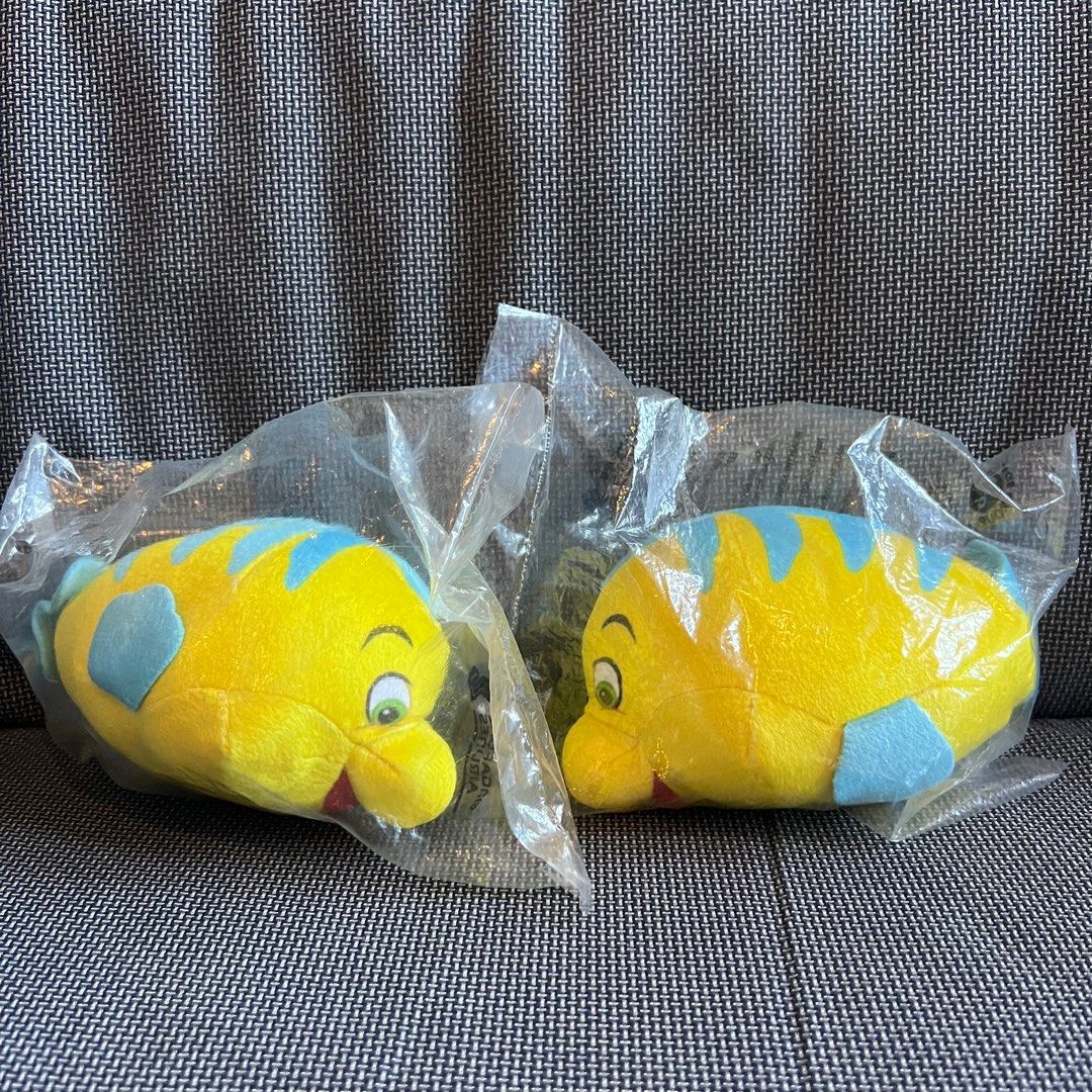 Little Mermaid Flounder Fish Soft Toy, Hobbies & Toys, Memorabilia ...