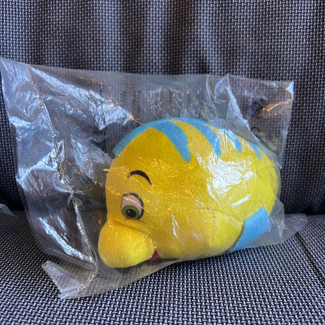 Little Mermaid Flounder Fish Soft Toy, Hobbies & Toys, Memorabilia & Collectibles, Fan