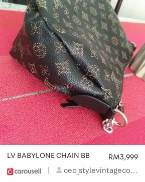 Louis Vuitton LV Babylone PM, Luxury, Bags & Wallets on Carousell