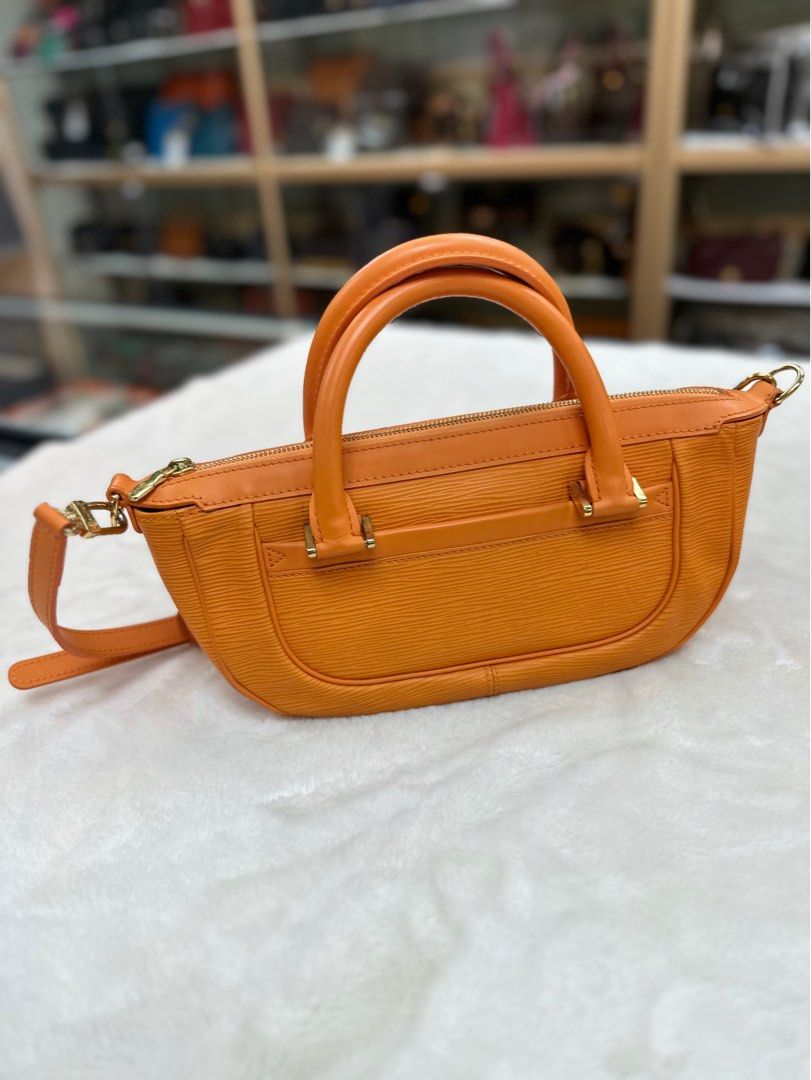 Louis Vuitton Louis Vuitton Dhanura PM Orange Epi Leather Hand Bag