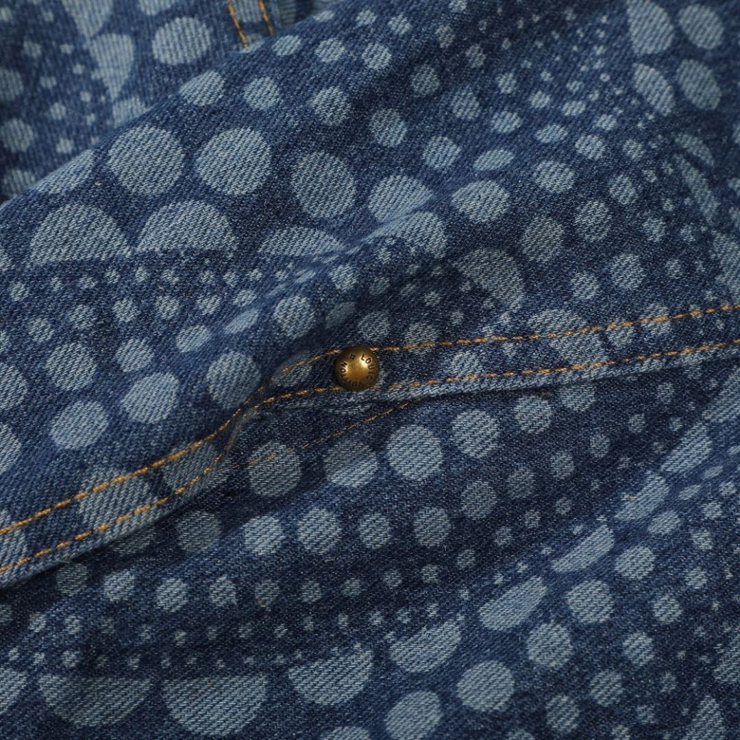 Louis Vuitton Allover Pumpkin Denim Blouson