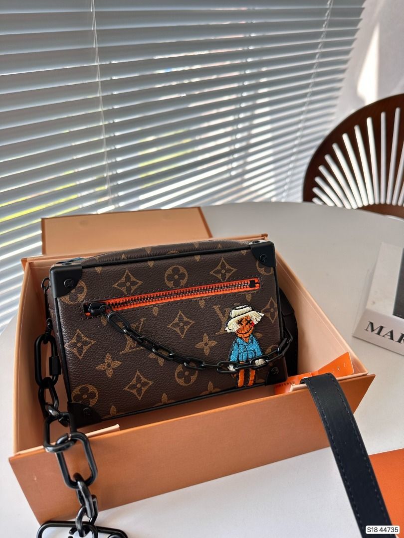 Authentic Louis Vuitton Denim Mini Soft Trunk, Luxury, Bags & Wallets on  Carousell