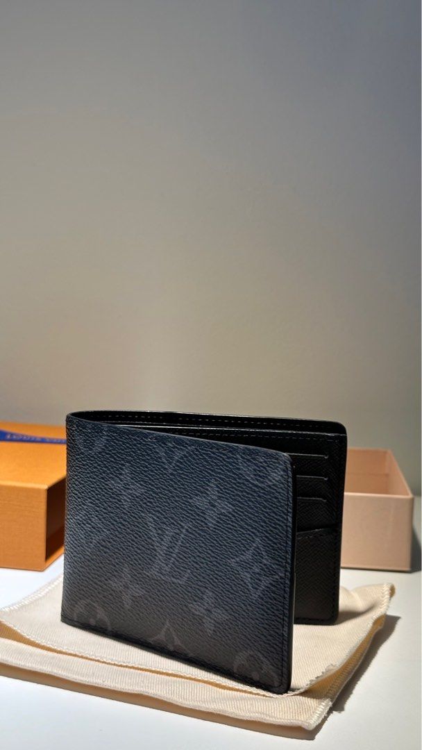 LOUIS VUITTON SLENDER WALLET IN MONOGRAM ECLIPSE REVERSED, Luxury, Bags &  Wallets on Carousell