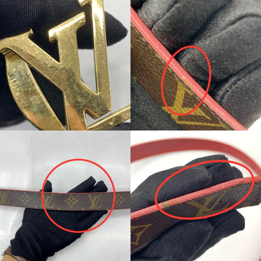 Louis Vuitton, Accessories, Auth Louis Vuitton Monogram Sunture M9498 Womens  Belt