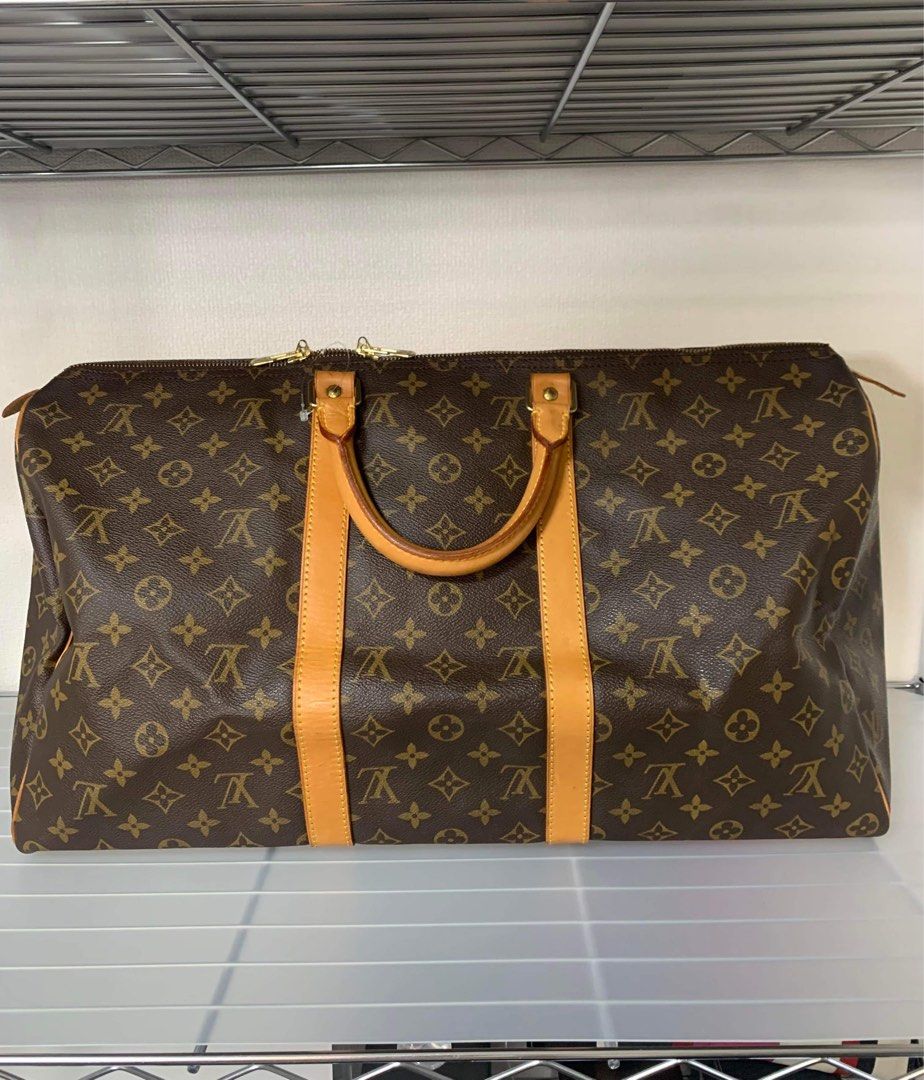 Louis Vuitton KeepAll bags/sizes  Louis vuitton keepall 50, Louis