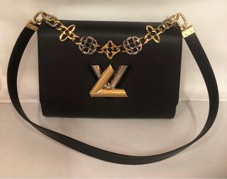 LV Twist Belt Chain Pouch, Luxury, Bags & Wallets on Carousell