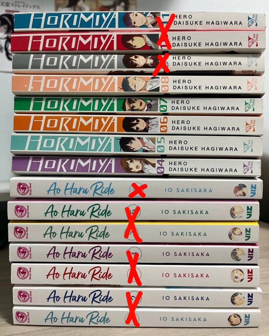 manga (horimiya / ao haru ride / blue spring ride), Hobbies & Toys ...