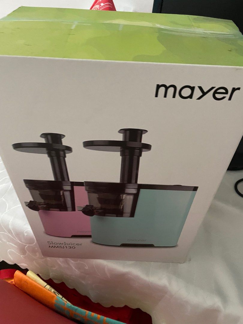 Mayer Slow Juicer MMSJ130, Red color, TV & Home Appliances, Kitchen