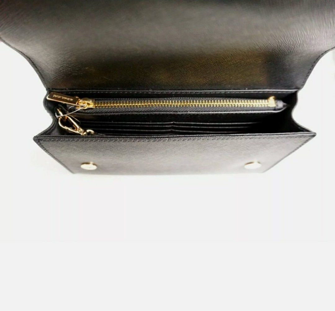 Michael Kors Women's Daniela Large Saffiano Leather Crossbody Bag - Black