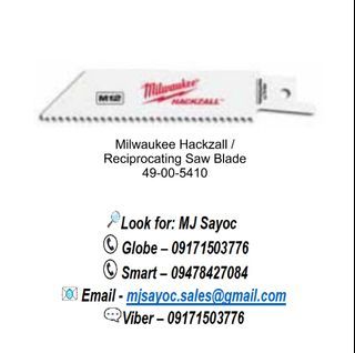 Milwaukee Hackzall / Reciprocating Saw Blade 49-00-5410