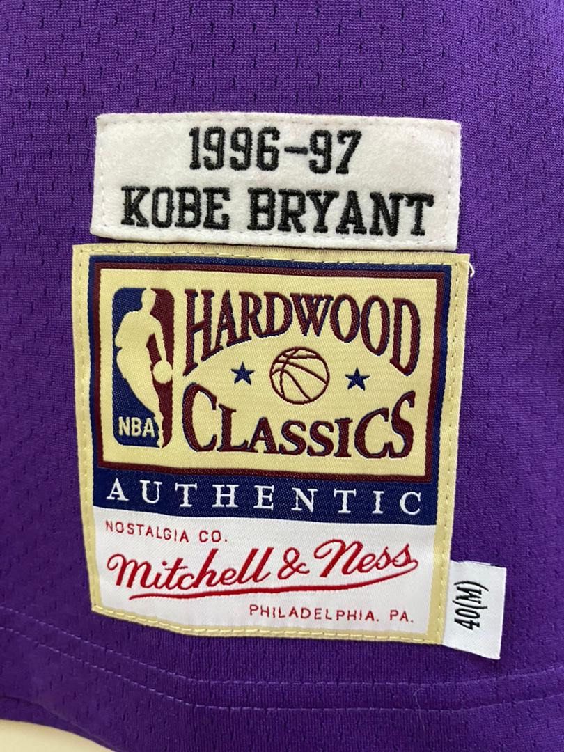 Kobe Bryant Los Angeles Lakers 1996-97 Hardwood Classics Authentic