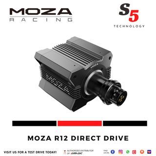 READY STOCK - Moza R12 Direct Drive Wheel Base / simracing / sim racing / eracing / esports / driving simulator / racing wheel / steering wheel / Moza Direct Drive