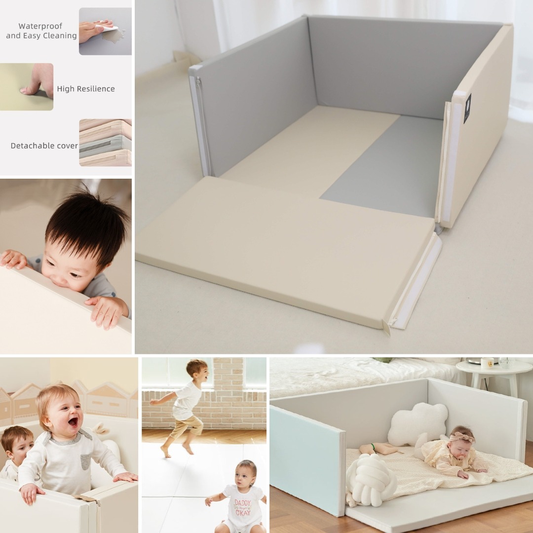 Multifunction Foam Playpen, Playmat, Bumper Bed, Bumper Mat on Carousell