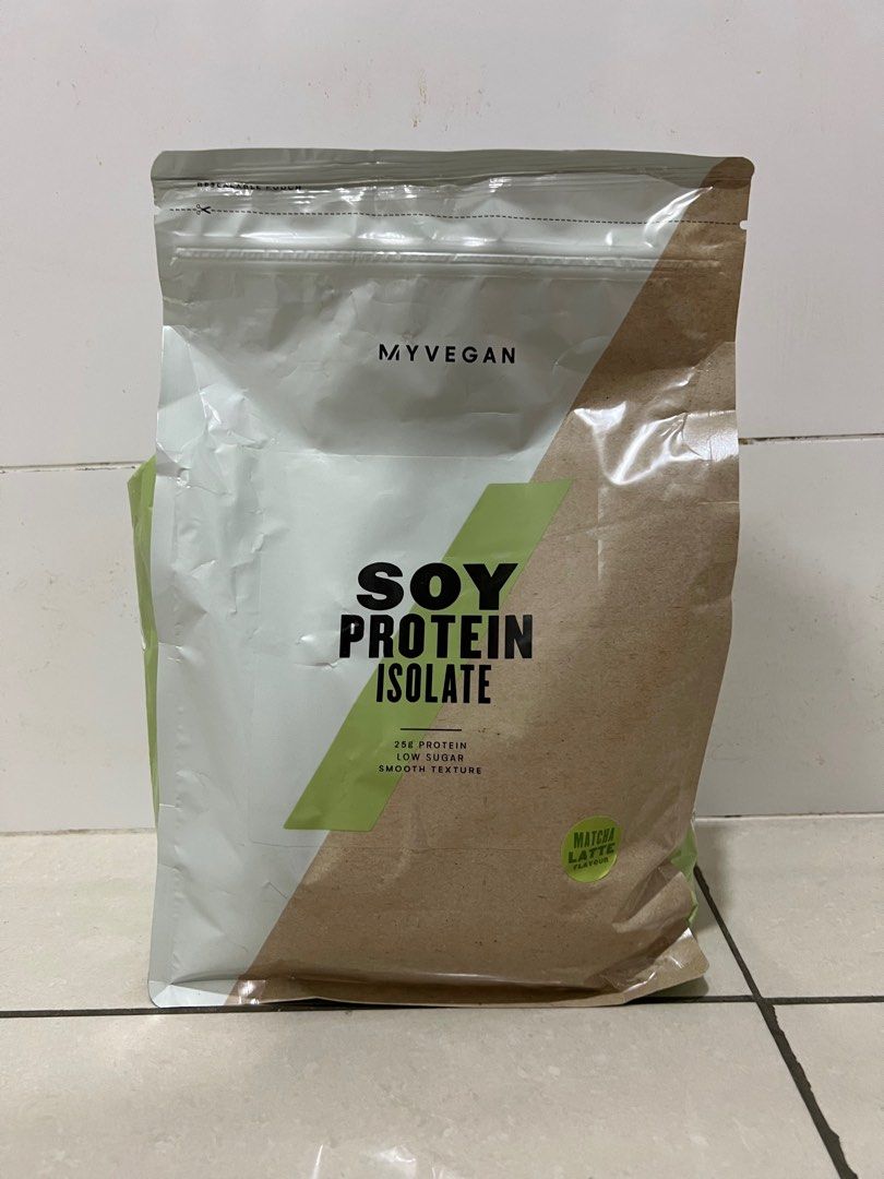 MyProtein Soy Protein Isolate Matcha Latte 1KG, Health & Nutrition, Health Supplements, Sports