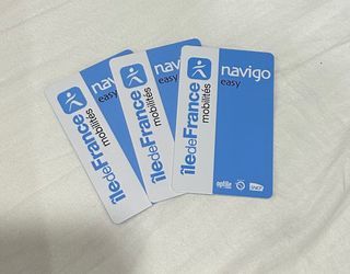 Navigo Pass France Paris Transport card x3 adult and kid fare