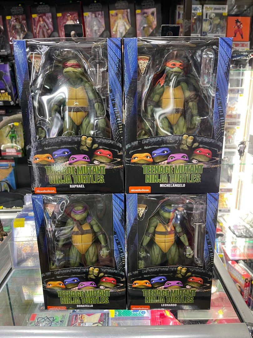 NECA TMNT 1990 GAMESTOP Exclusive Set Of 4 Hobbies Toys Toys