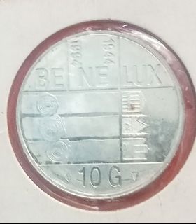 Netherlands 10 gulden 1994 silver