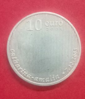 Netherlands 10 euro 2004 silver