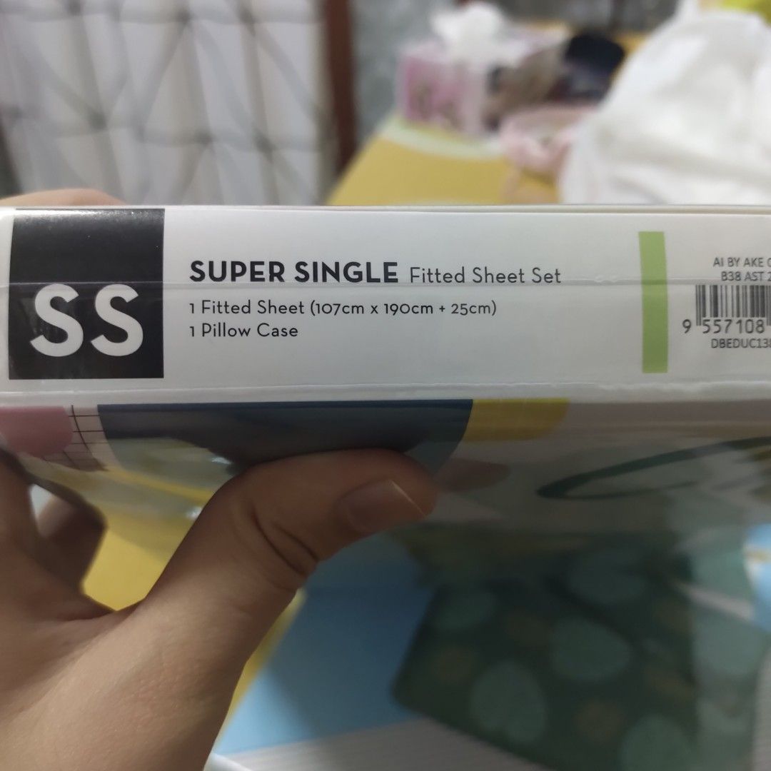 [NEW] AKEMI Super Single Bedsheet, Furniture & Home Living, Furniture