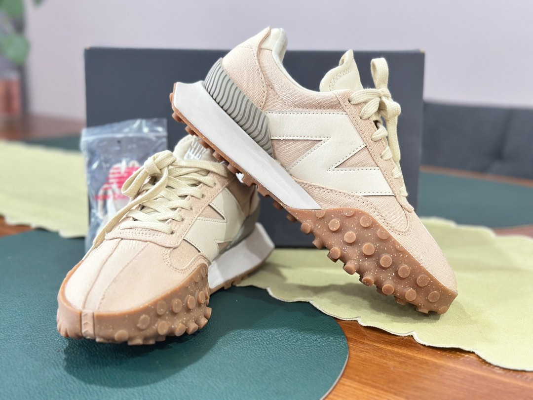 New balance beige sale hot sale
