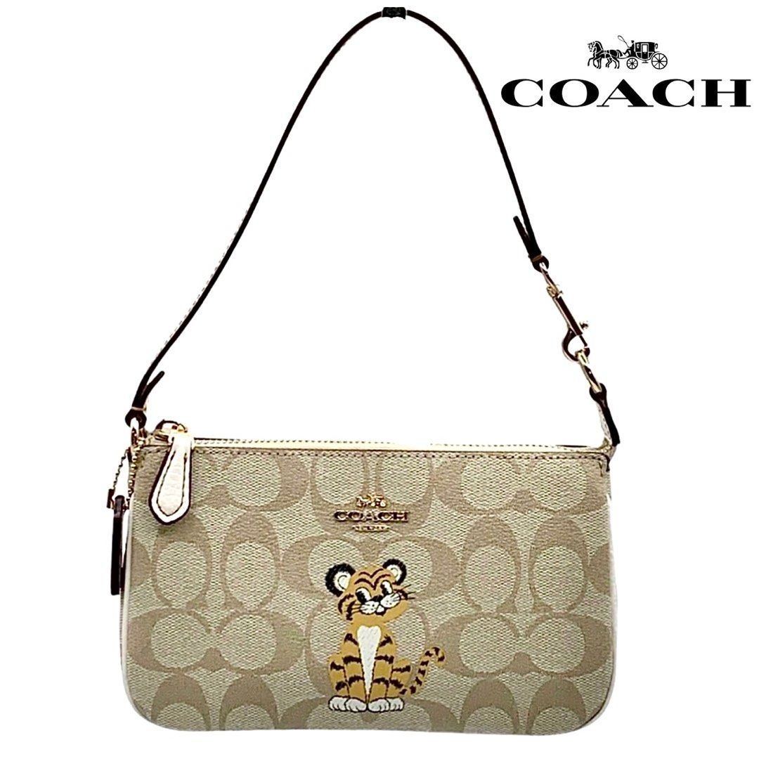 Coach C3308 Nolita 19 Top Handle Bag in Brown Signature Coated Canvas and  Black Smooth Leather with Removable Strap - Women's Clutch / Purse Bag